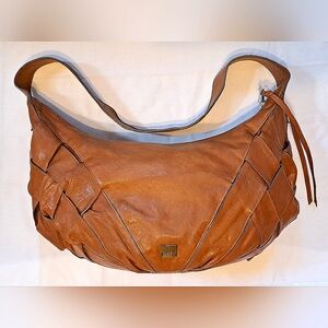 Kooba Faye Beautiful and Unique Woven Leather Shoulder/Hobo Bag